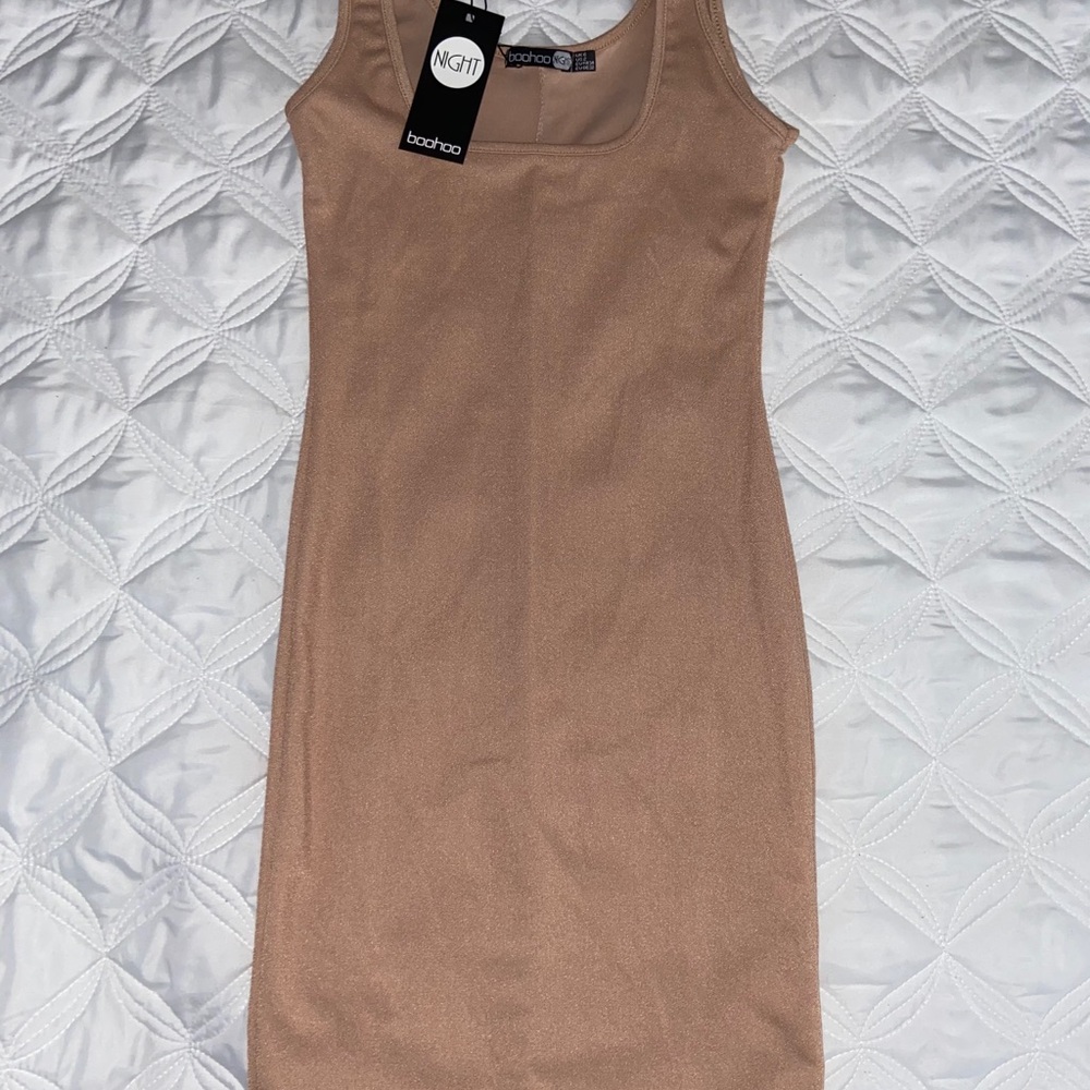 Creamy pink Boohoo Dress